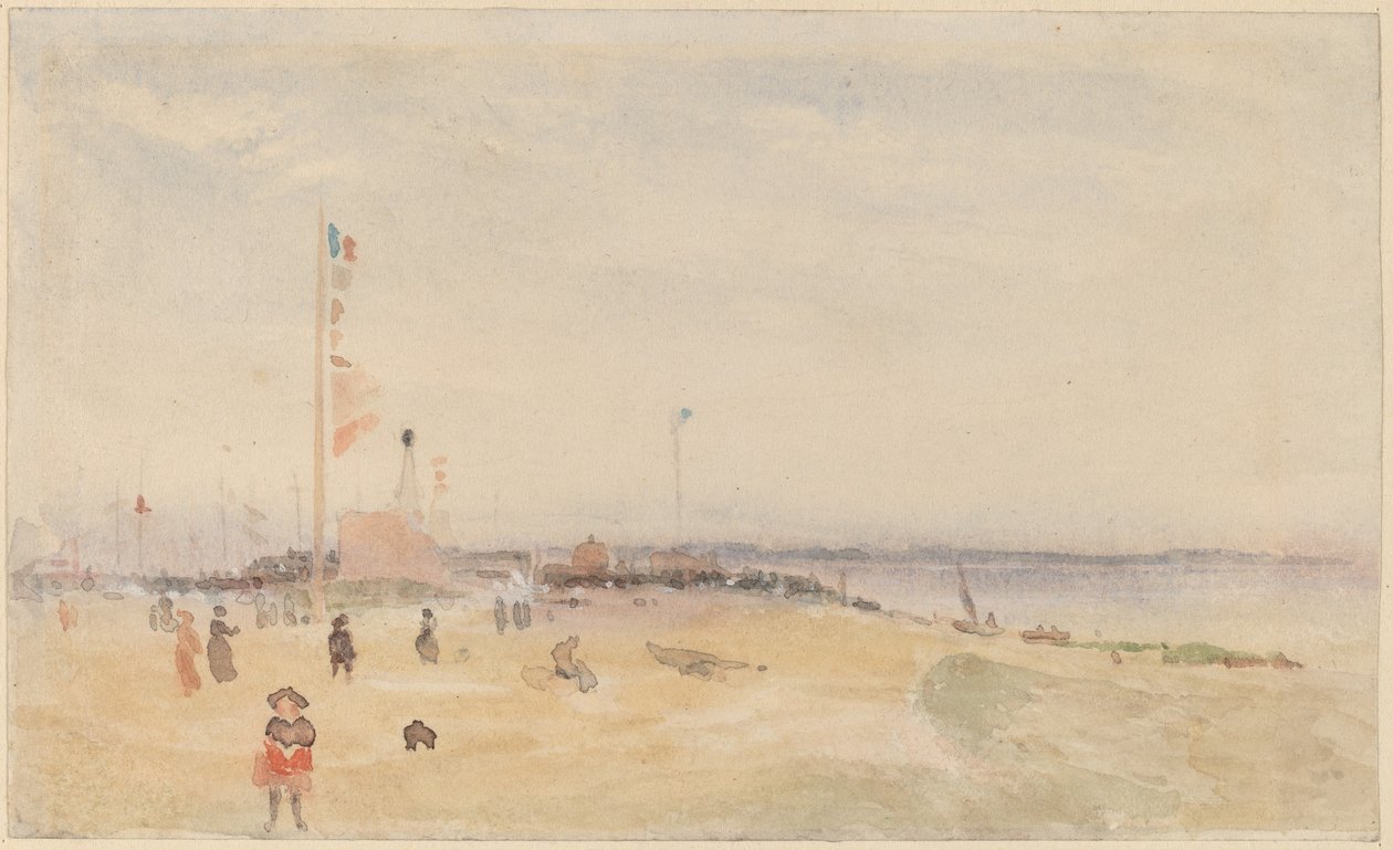 Pourville-sur-Mer autorstwa Follower of James McNeill Whistler