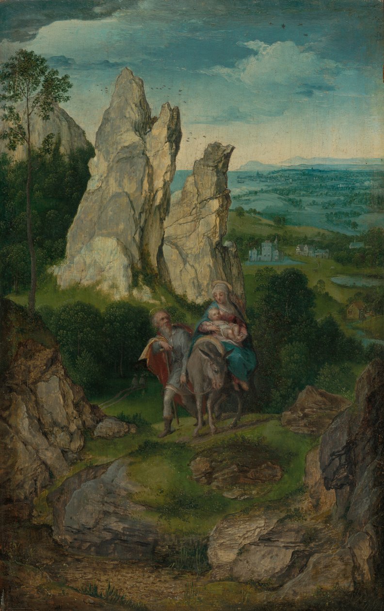 Ucieczka do Egiptu autorstwa Follower of Joachim Patinir