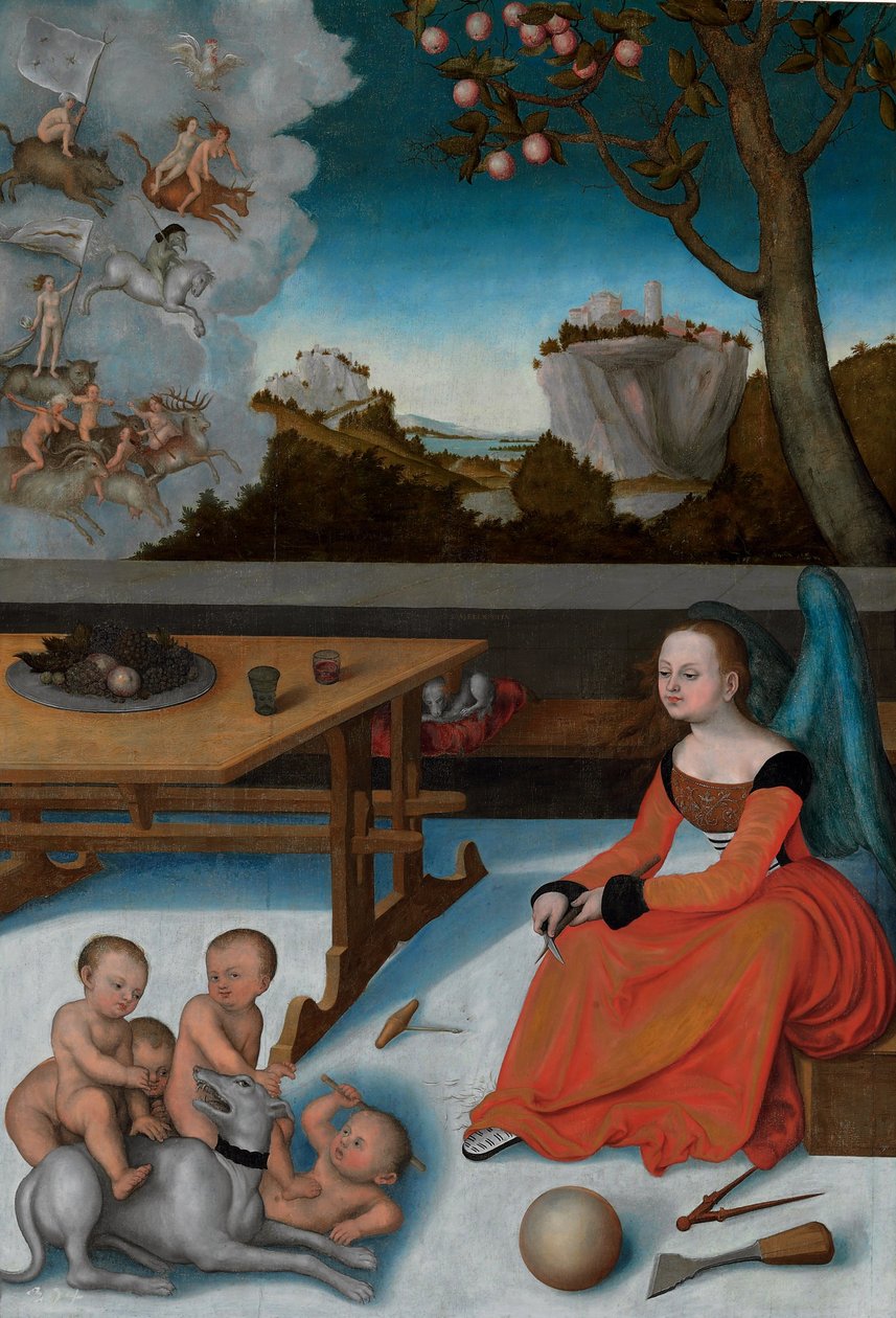 Melancholia autorstwa Follower of Lucas Cranach the Elder