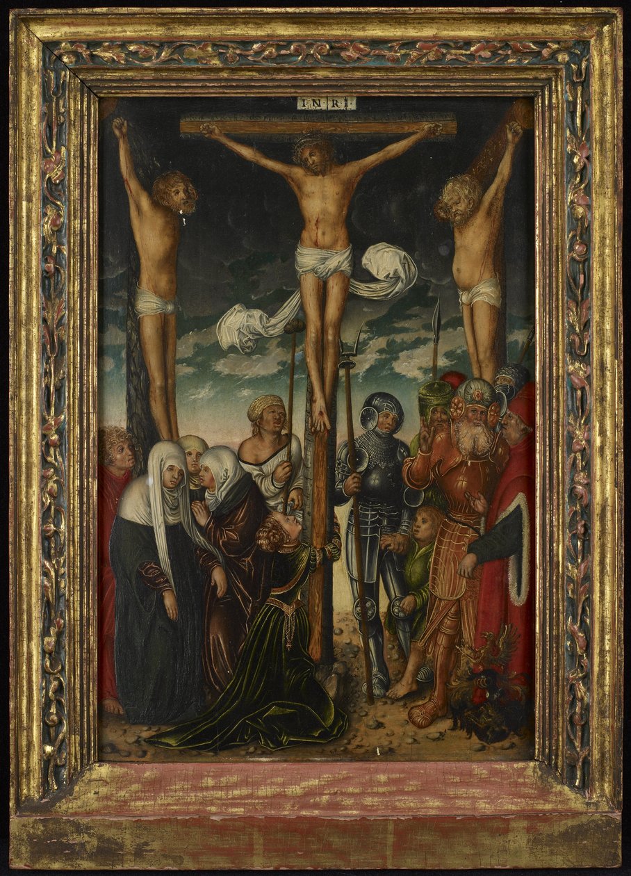 Ukrzyżowanie autorstwa Follower of Lucas Cranach the Elder