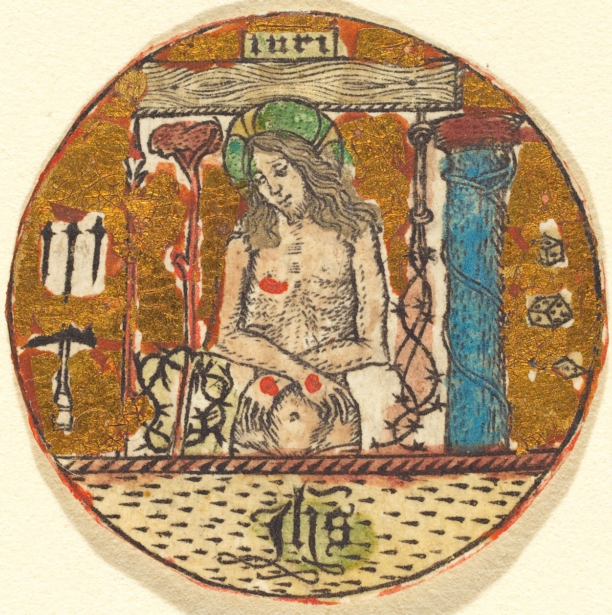 Chrystus jako Mąż Boleści autorstwa Follower of Master E.S.
