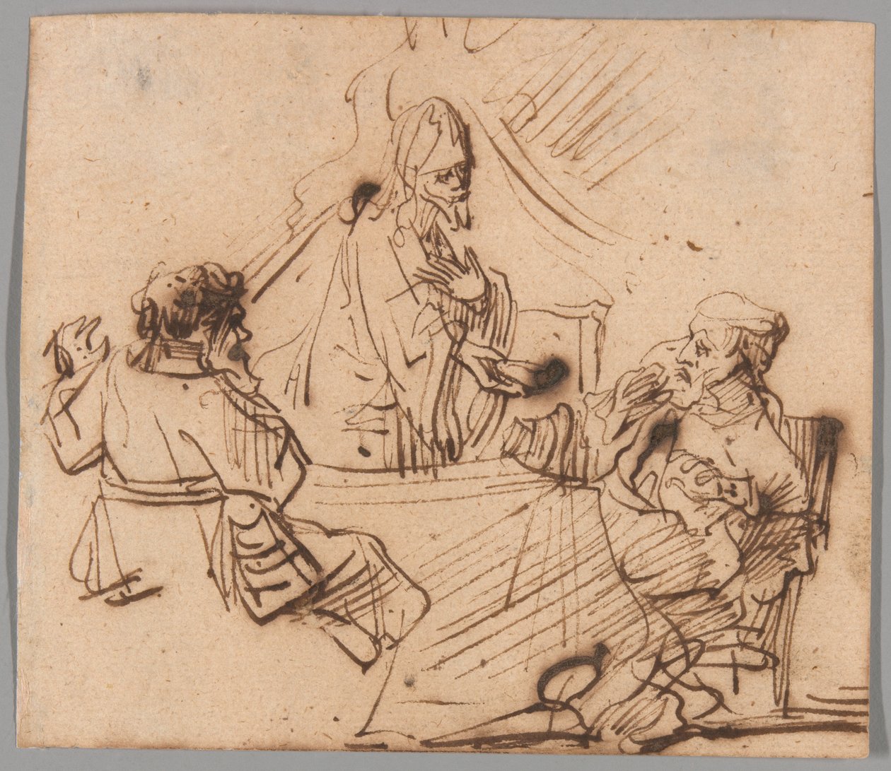 Wieczerza w Emaus autorstwa Follower of Rembrandt van Rijn