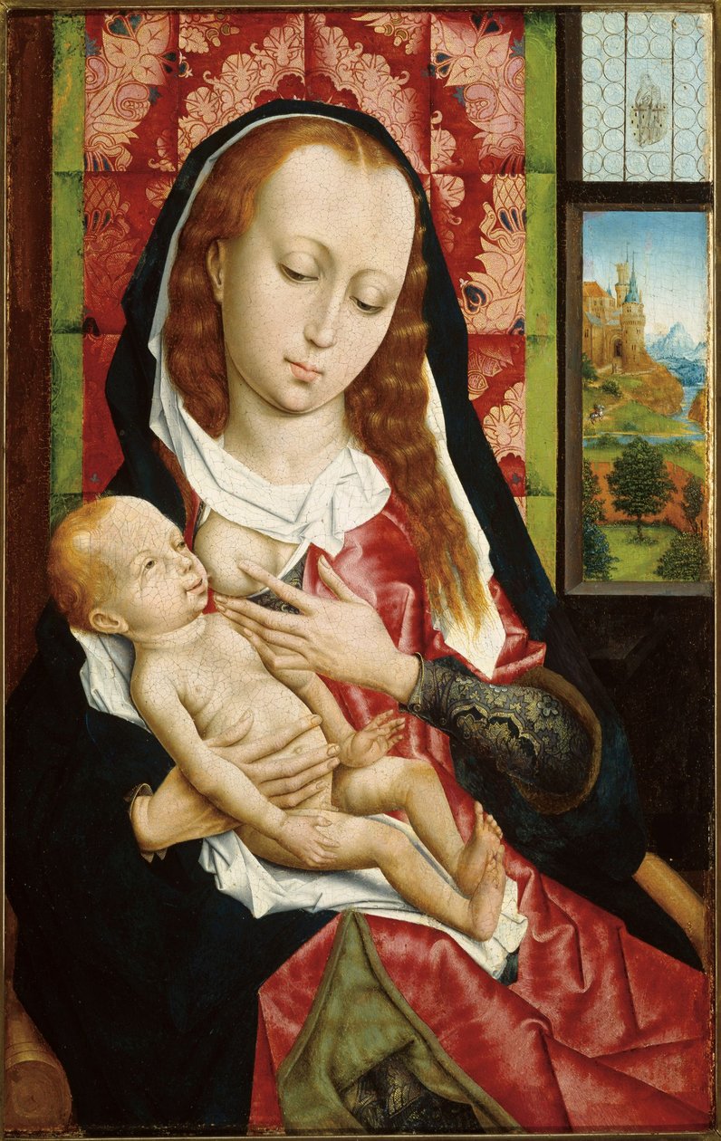 Dziewica z Dzieciątkiem autorstwa Follower of Rogier van der Weyden