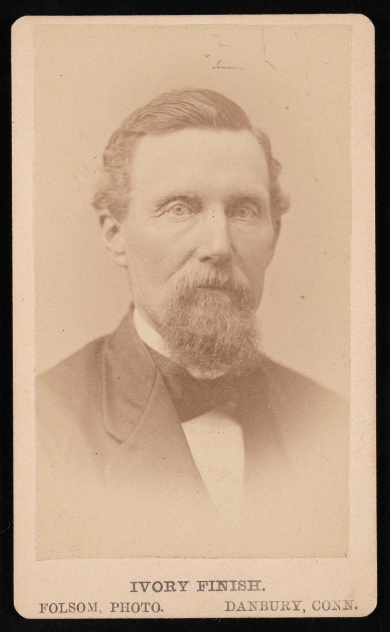 Portret BB Kellogga, przed 1876 r. autorstwa Folsom Photo