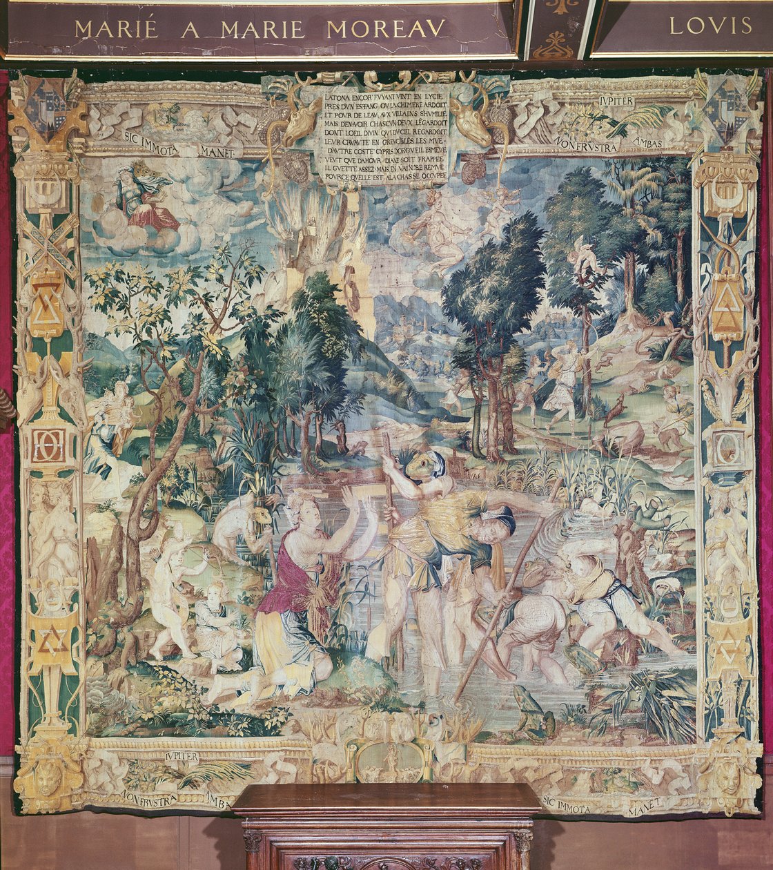 Historia Latony z Historii Diany autorstwa Fontainebleau School