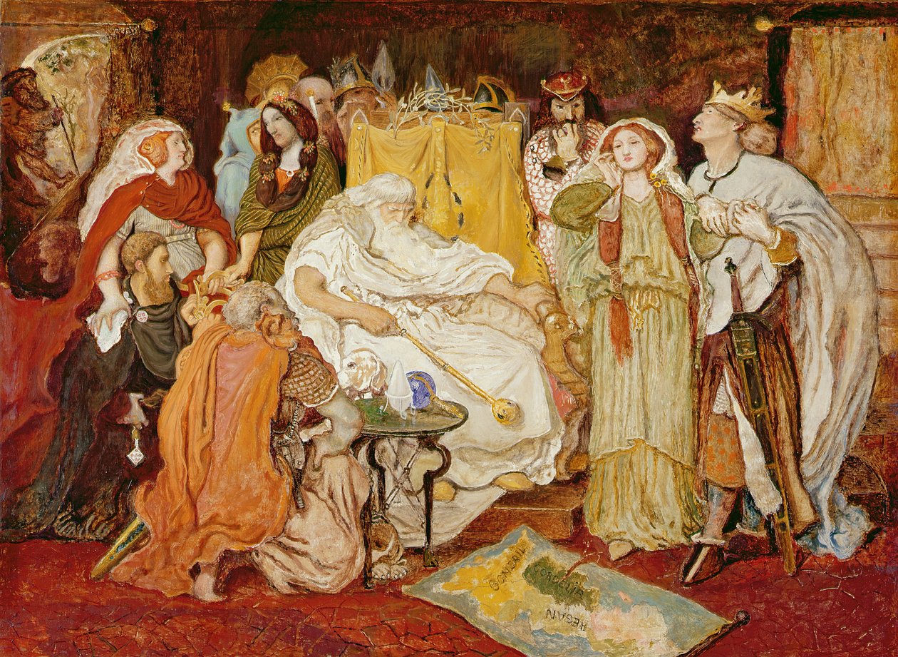 Porcja dla Kordelii, ok. 1867-75 autorstwa Ford Madox Brown