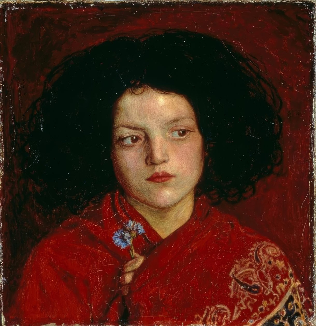 F.M.Brown, Irlandzka dziewczyna autorstwa Ford Madox Brown