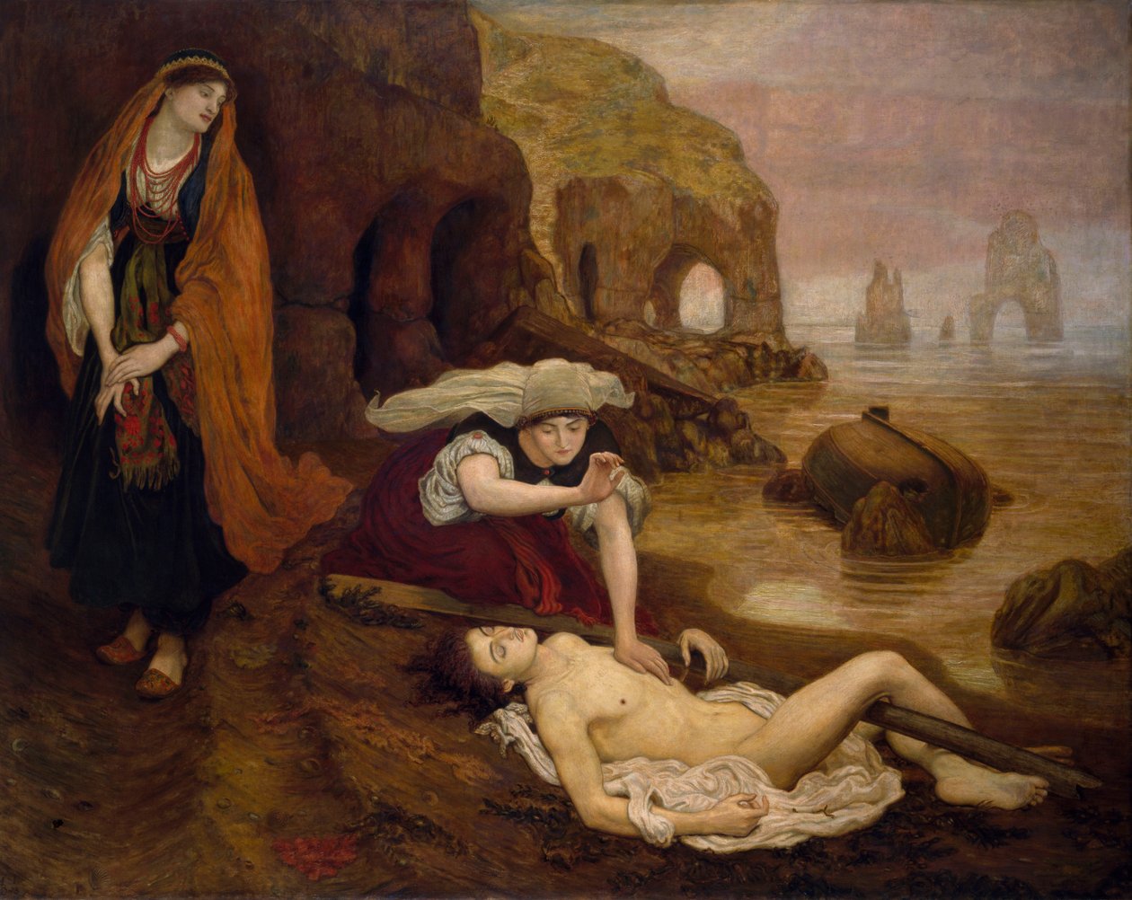 Znalezienie Don Juana przez Haidee autorstwa Ford Madox Brown