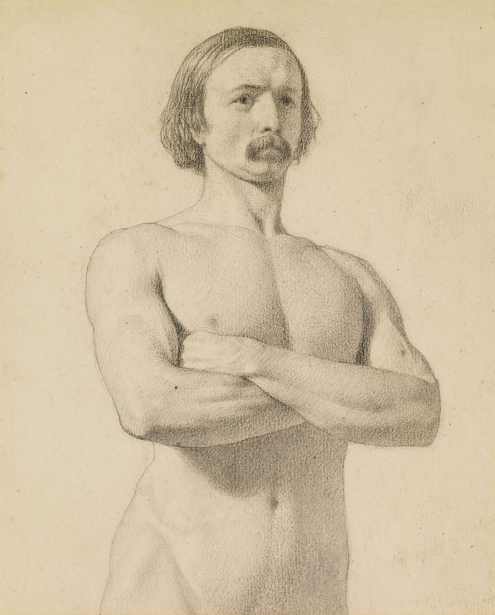 Mężczyzna nago autorstwa Ford Madox Brown