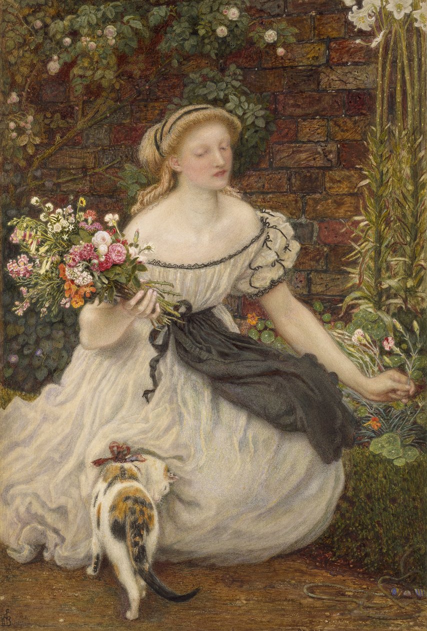 Nosegay, XIX wiek autorstwa Ford Madox Brown