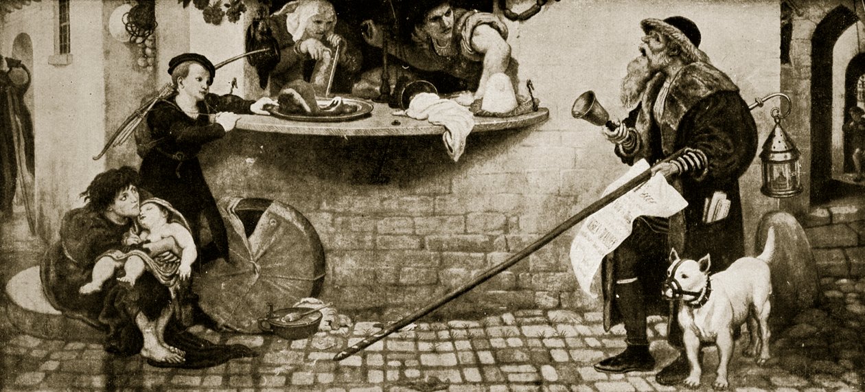 Proklamacja o miarach i wagach, 1556, ilustracja z „Hutchinson