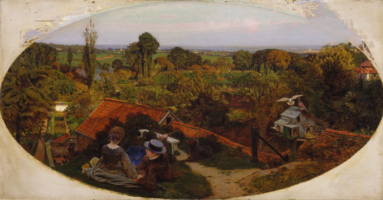Angielskie jesienne popołudnie autorstwa Ford Madox Brown