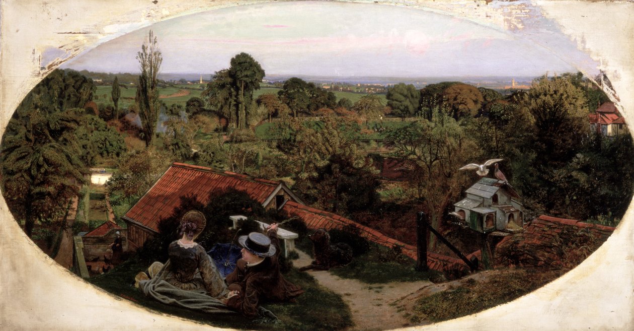 Angielskie jesienne popołudnie autorstwa Ford Madox Brown