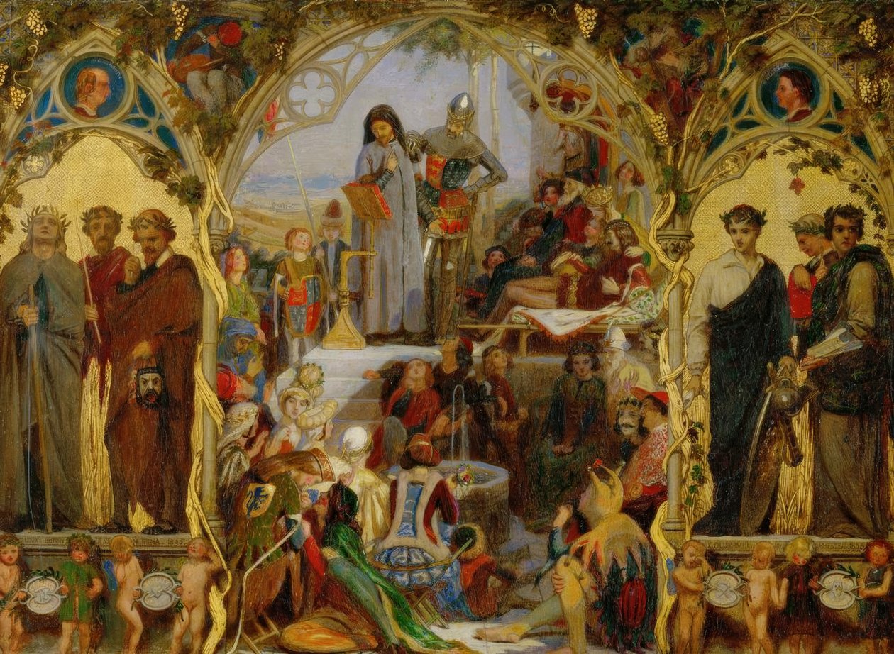 Chaucer, nasiona i owoce / Brązowy autorstwa Ford Madox Brown