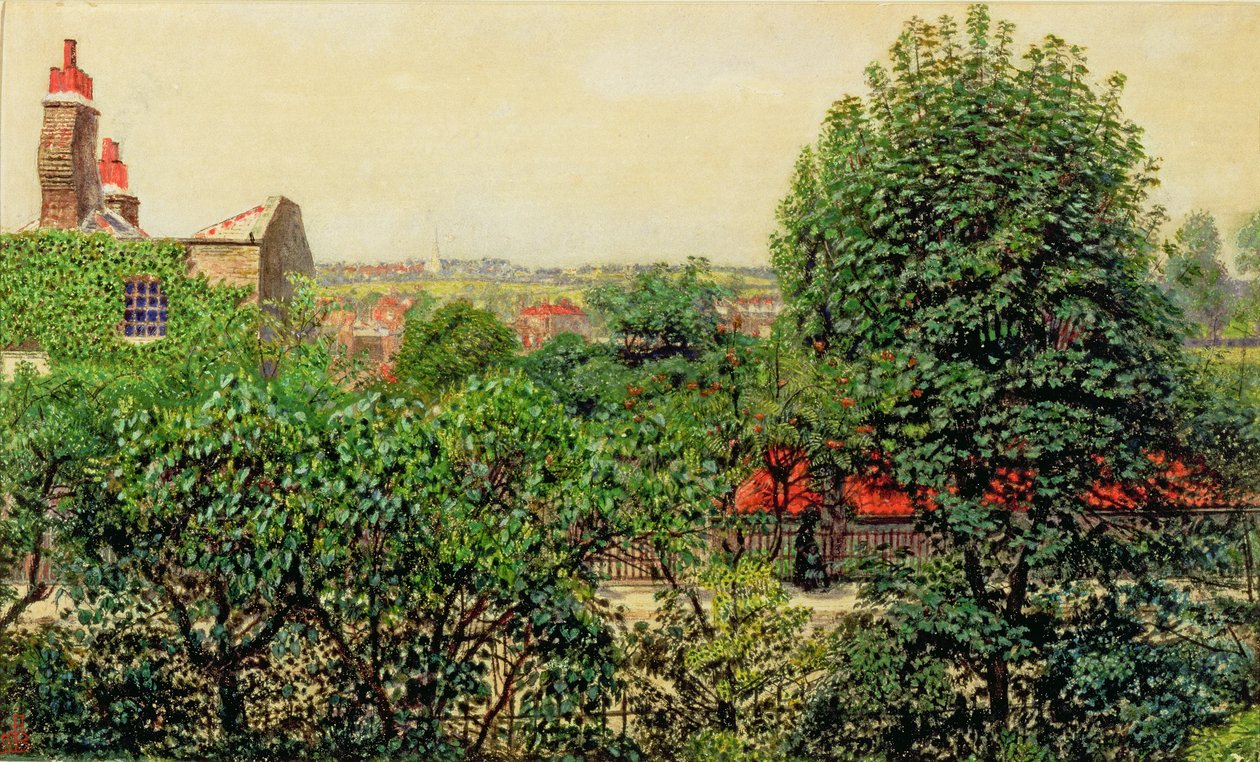Hampstead – szkic z natury autorstwa Ford Madox Brown