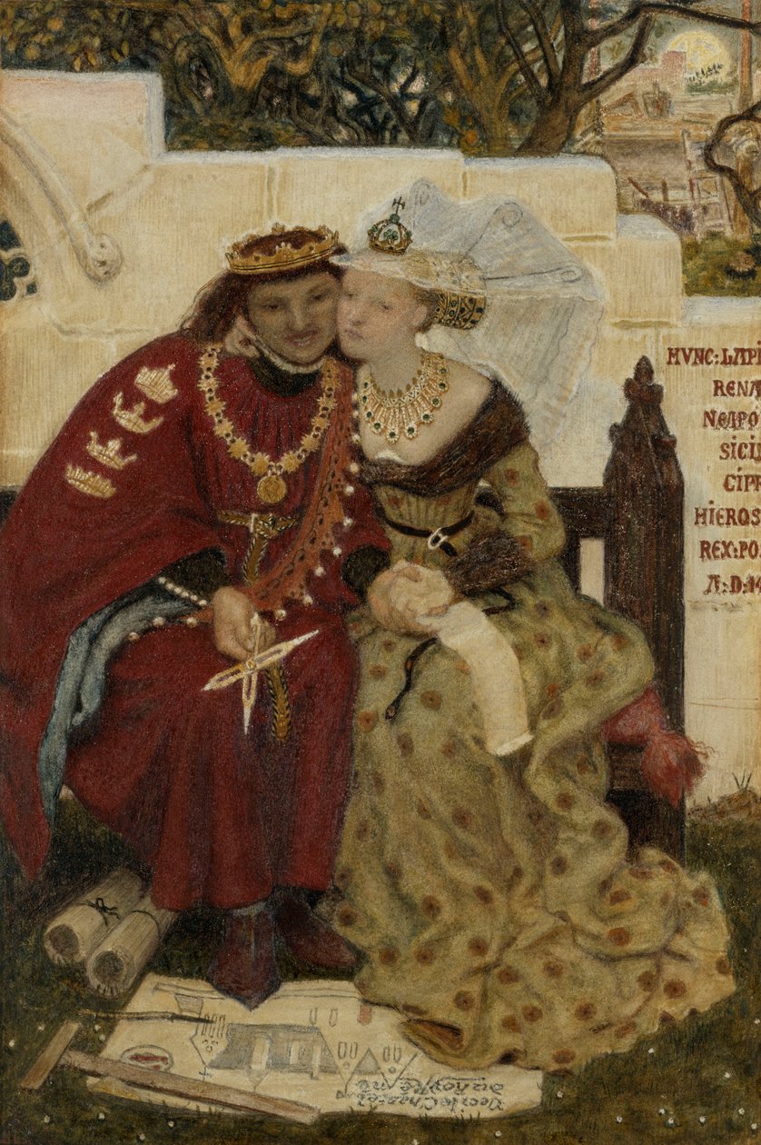 Miesiąc miodowy króla Rene autorstwa Ford Madox Brown