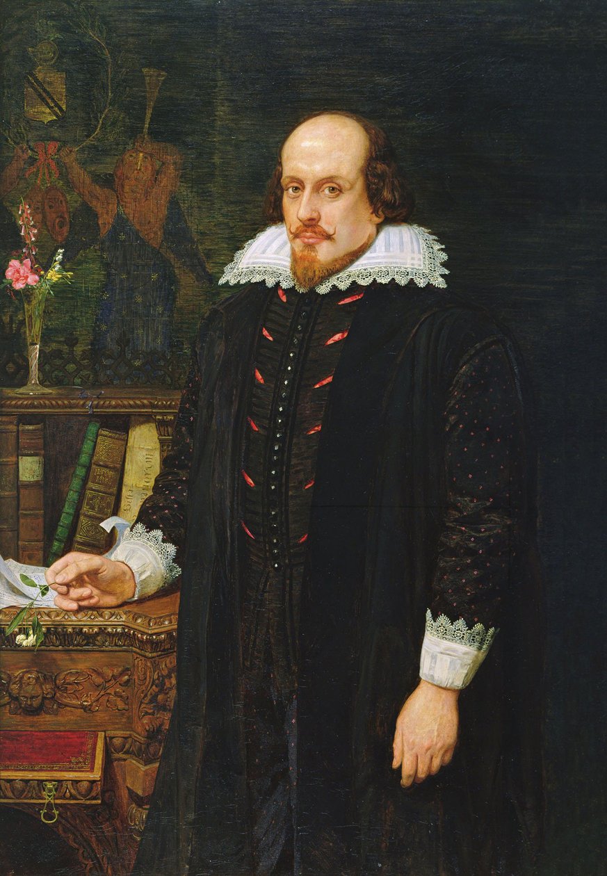 Portret Williama Szekspira 1564-1616, 1849 autorstwa Ford Madox Brown