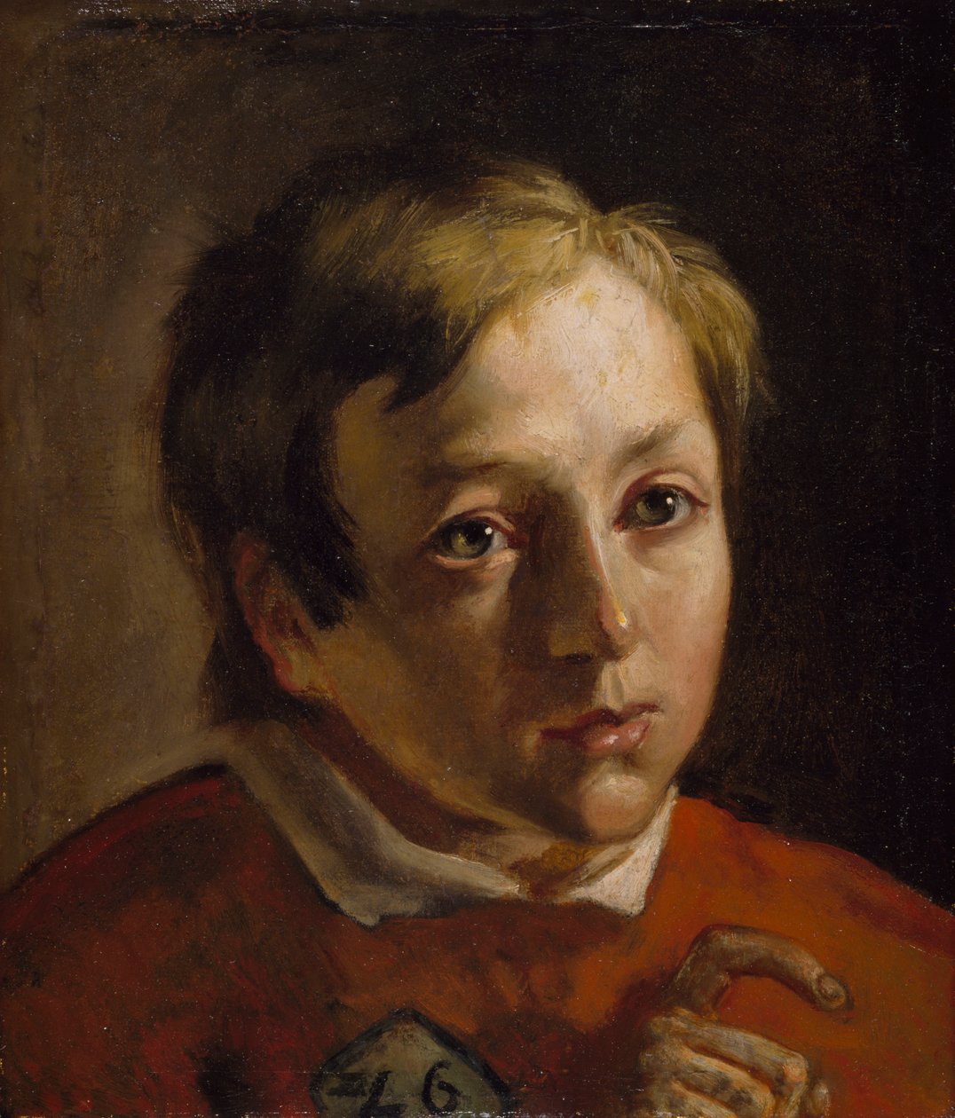 Portret chłopca, 1835-45 autorstwa Ford Madox Brown