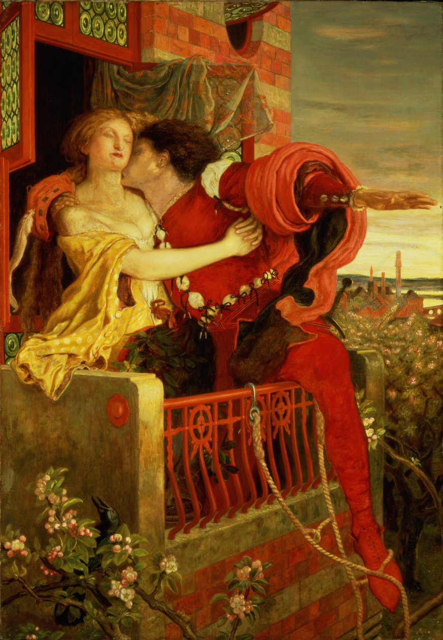 Romeo i Julia autorstwa Ford Madox Brown