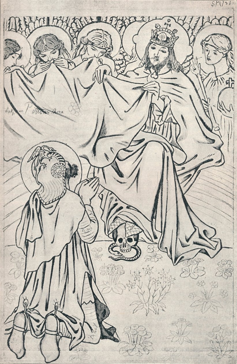 Św. Marcin w niebie, 1896 autorstwa Ford Madox Brown