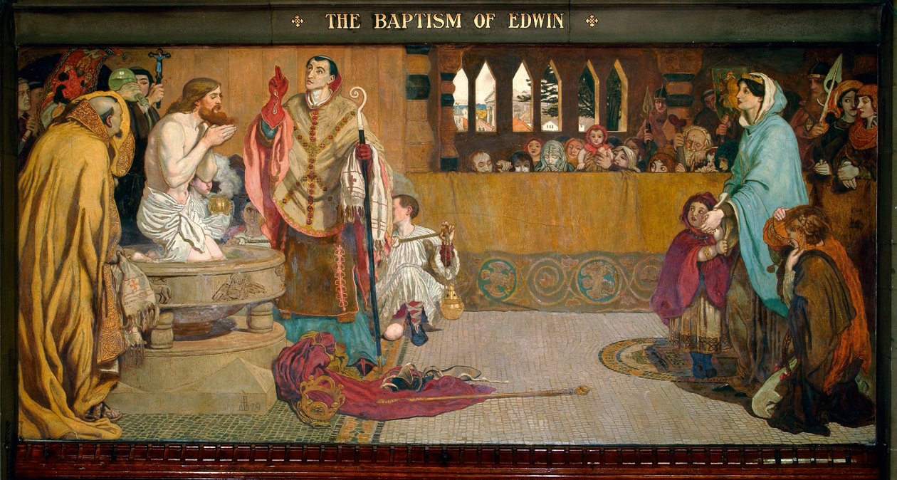 Chrzest Edwina autorstwa Ford Madox Brown