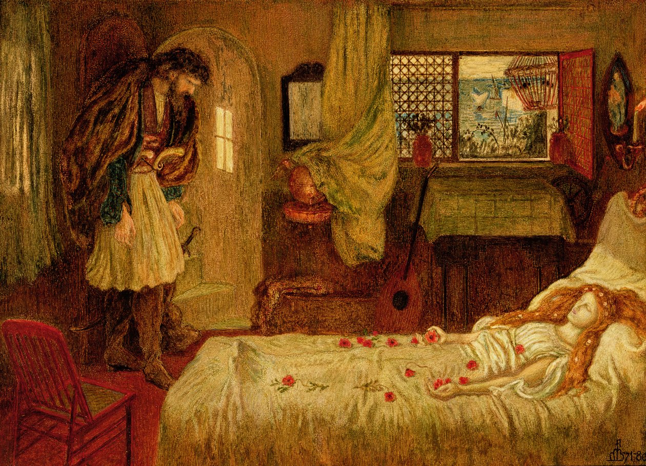 Powrót Korsarza autorstwa Ford Madox Brown