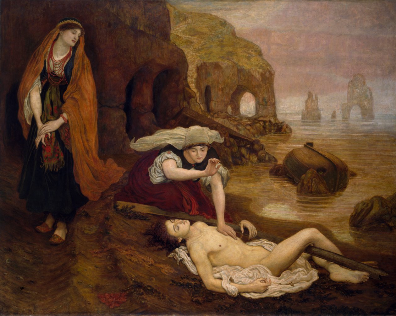 Znalezienie Don Juana autorstwa Haidee autorstwa Ford Madox Brown