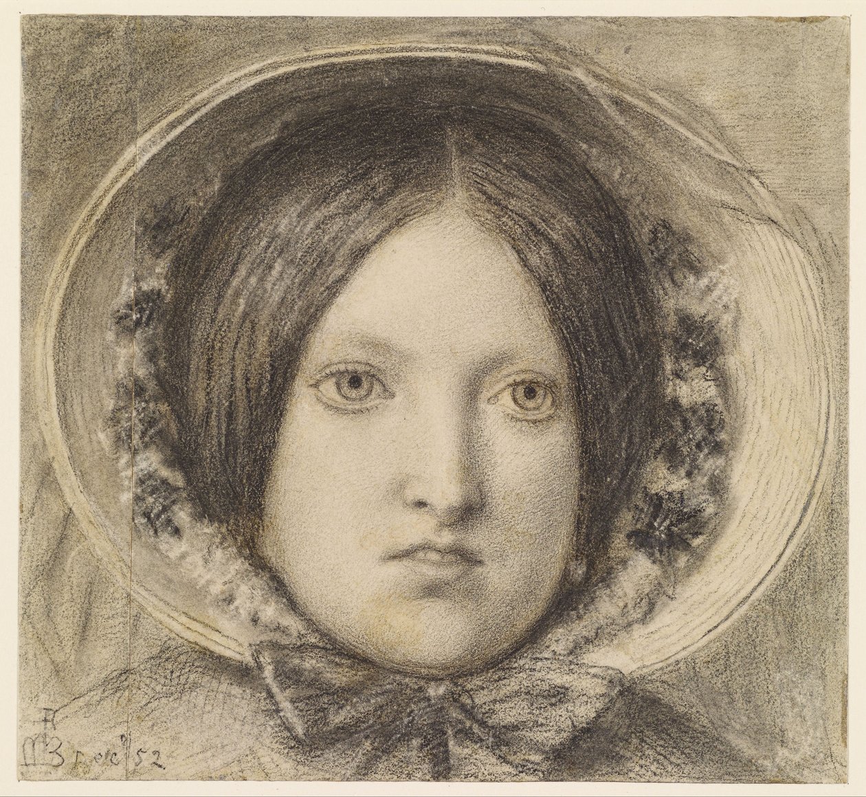 Ostatni z Anglii - portret Emmy Hill autorstwa Ford Madox Brown
