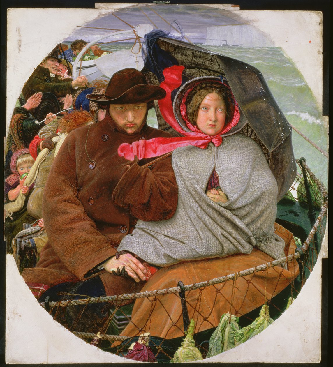 Ostatni z Anglii, 1852-55 autorstwa Ford Madox Brown