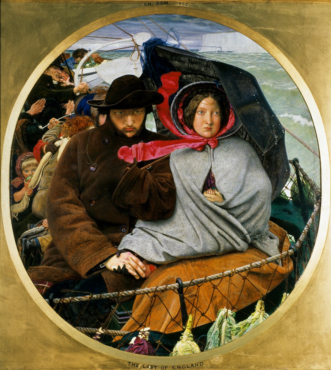Ostatni z Anglii, 1852-55 autorstwa Ford Madox Brown