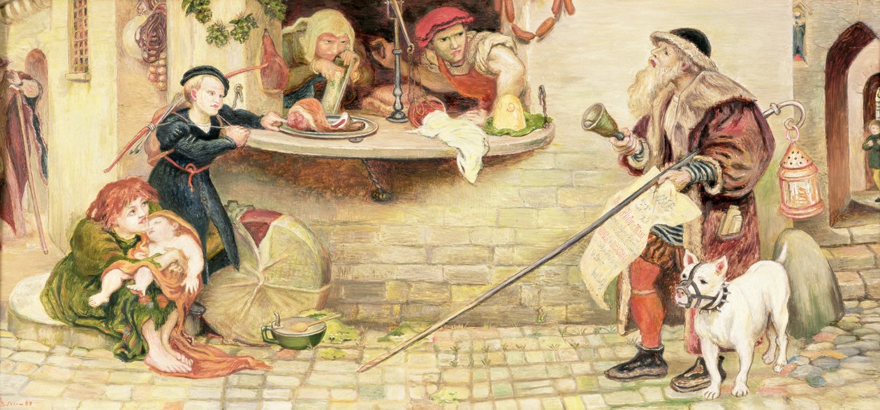 Proklamacja dotycząca miar i wag autorstwa Ford Madox Brown