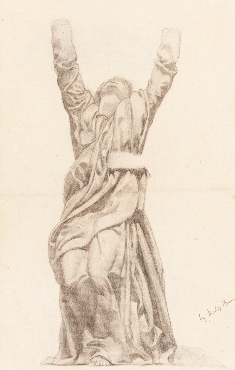 Dziewica omdlenie [recto] autorstwa Ford Madox Brown