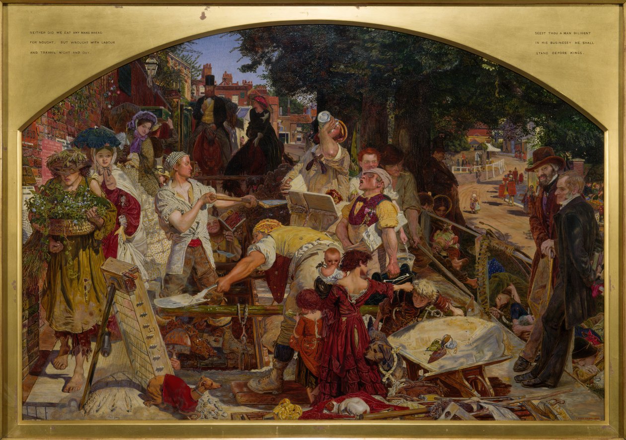 Praca, 1863. autorstwa Ford Madox Brown