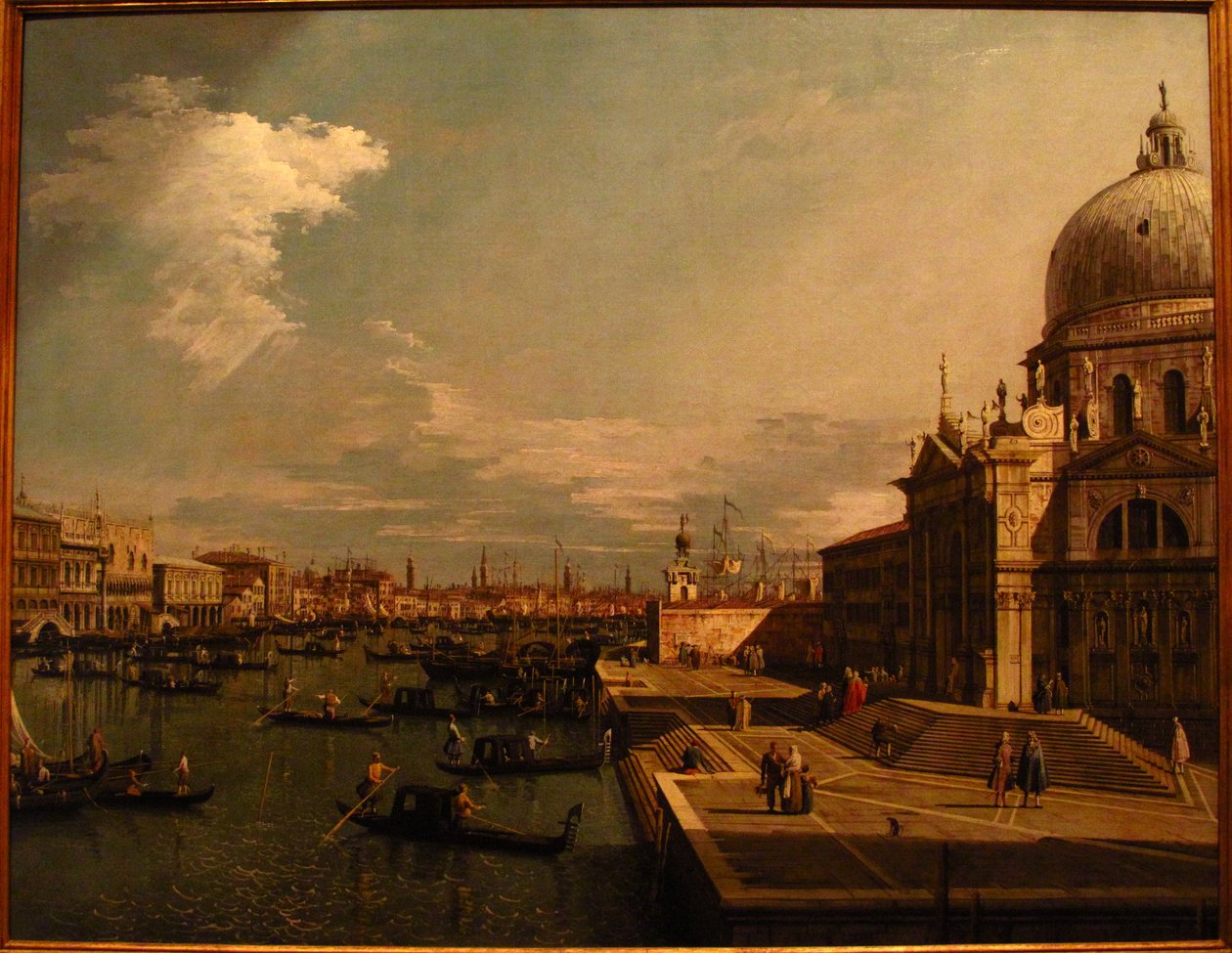 Canal Grande z S. Maria della Salute autorstwa Formerly Canaletto
