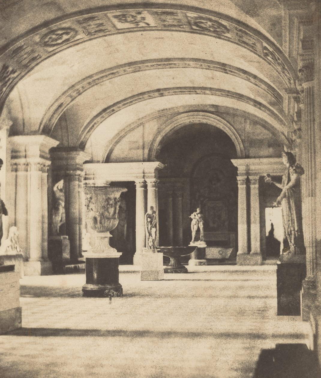 Salon Kariatydów, Luwr autorstwa Fortuné Joseph Petiot Groffier