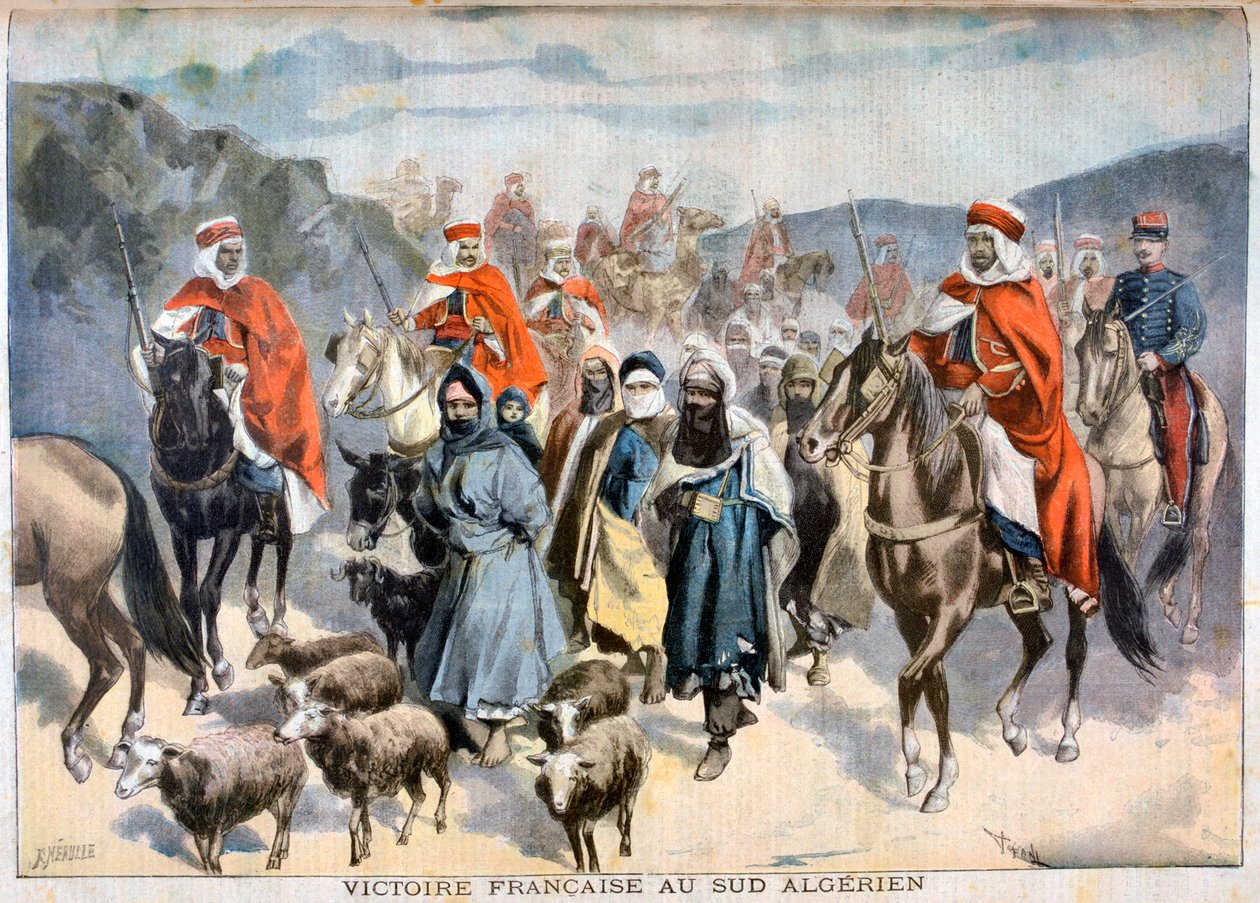 Zwycięstwo Francji w południowej Algierii, 1897 autorstwa Fortuné Méaulle