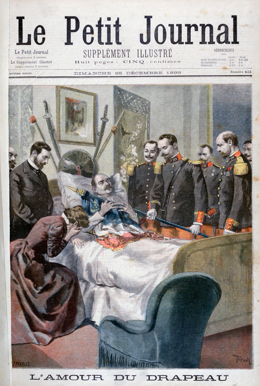 Miłość do flagi, 1898. autorstwa Fortuné Méaulle