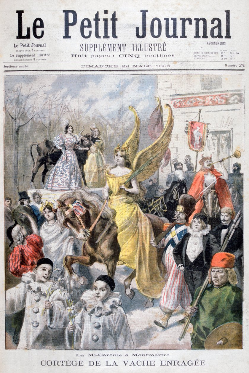 Uroczystości w połowie Wielkiego Postu, Paryż, 1896 autorstwa Fortuné Méaulle