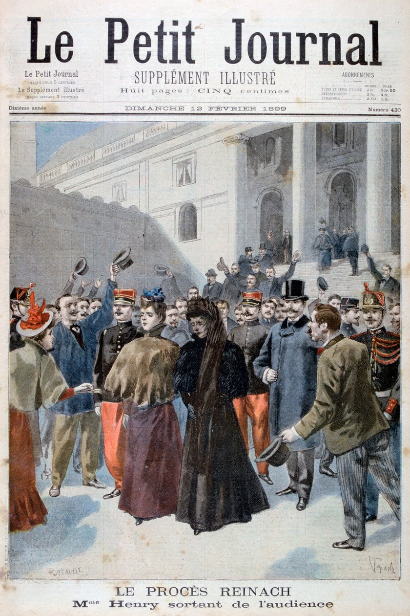 Proces Reinach, 1899 autorstwa Fortuné Méaulle