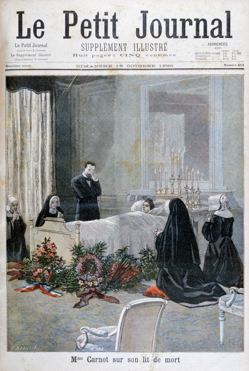 Śmierć syna Marie François Sadi Carnot, 1898 autorstwa Fortuné Méaulle