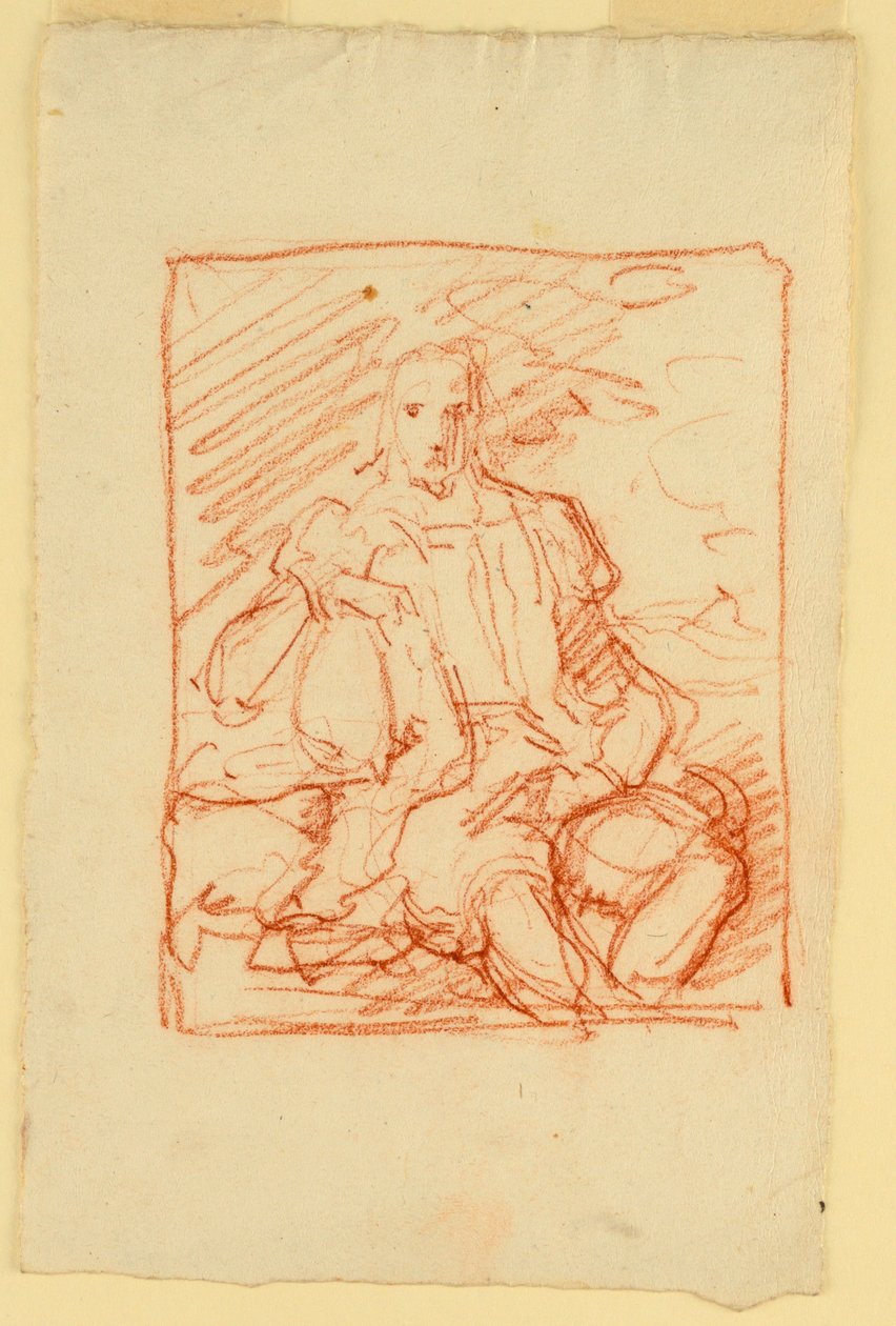 Portret siedzącego mężczyzny autorstwa Fortunato Duranti