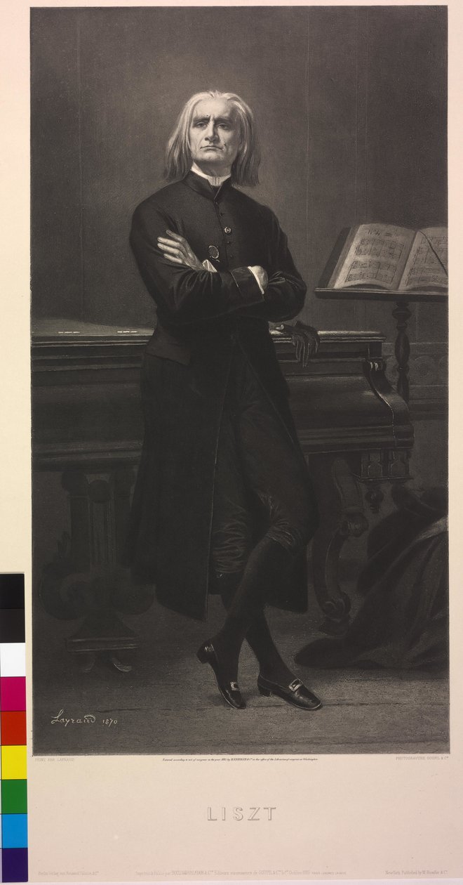 Franz Liszt autorstwa Fortune Joseph Seraphin Layraud