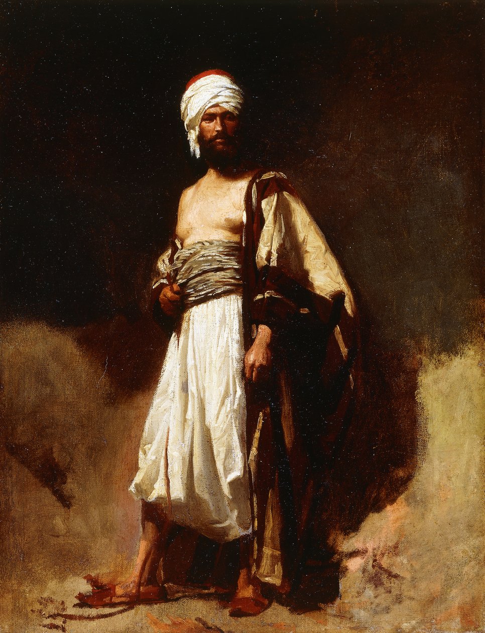 Marokańczyk; Un Marroqui, ok. 1862 r. autorstwa Fortuny y Carbó