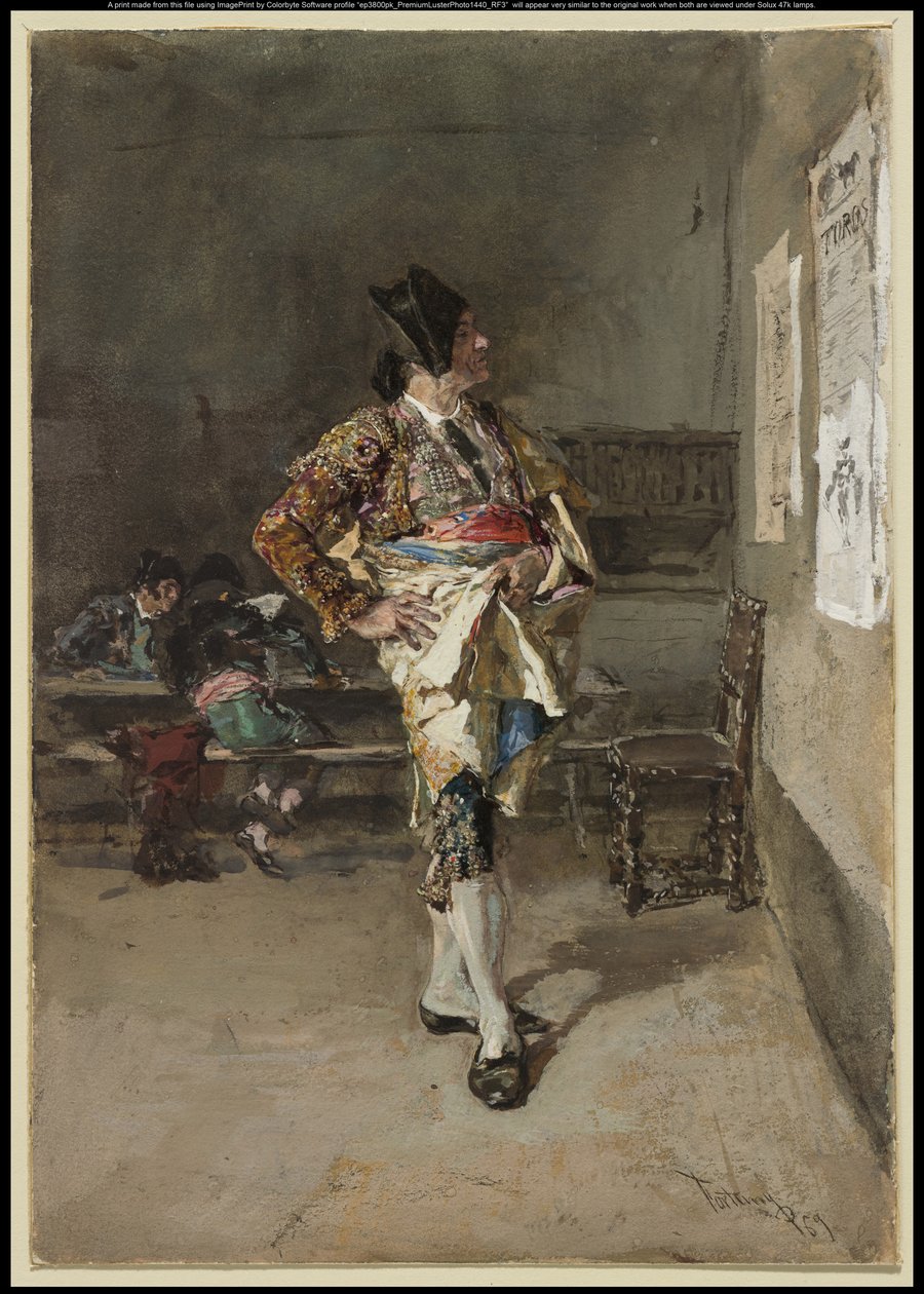Toreador, 1869 autorstwa Fortuny y Carbó