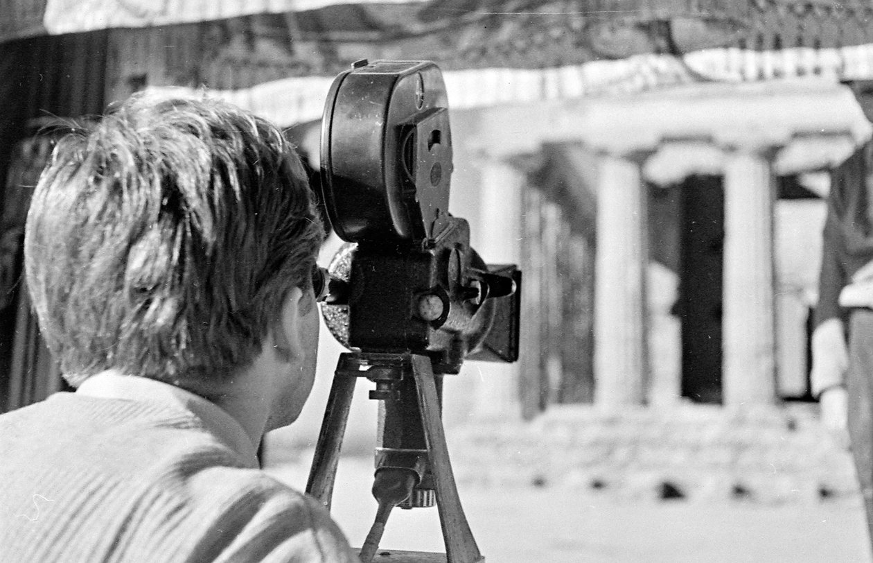 Zdjęcia filmowe w Dolinie Świątyń w Agrigento autorstwa Fosco Maraini
