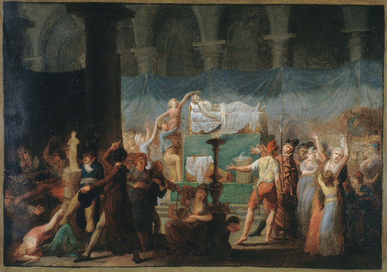 Funérailles de Marat, à l