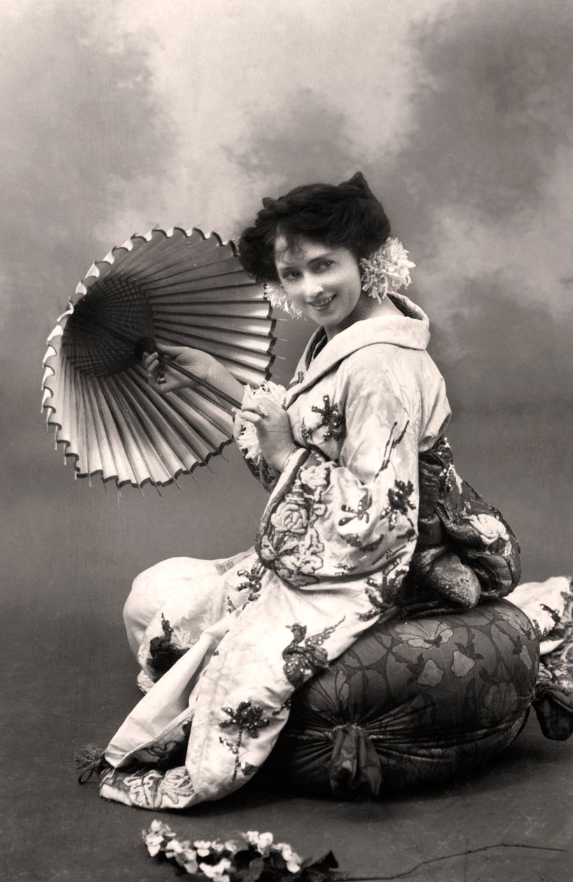 Isabel Jay 1879-1927, śpiewaczka operowa i aktorka, 1906. autorstwa Foulsham and Banfield