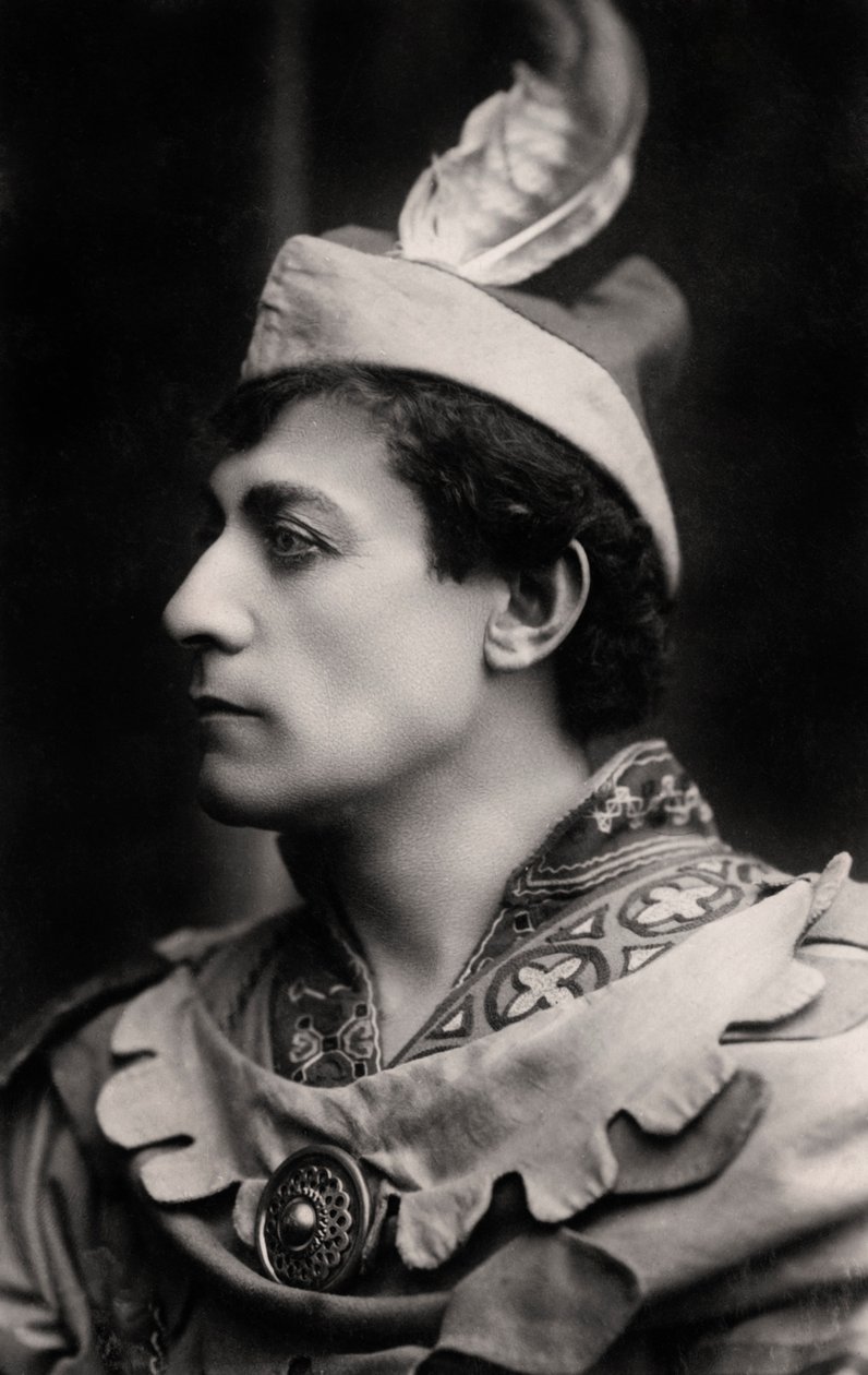 Lewis Waller 1860-1915, angielski aktor i kierownik teatru, 1906. autorstwa Foulsham and Banfield