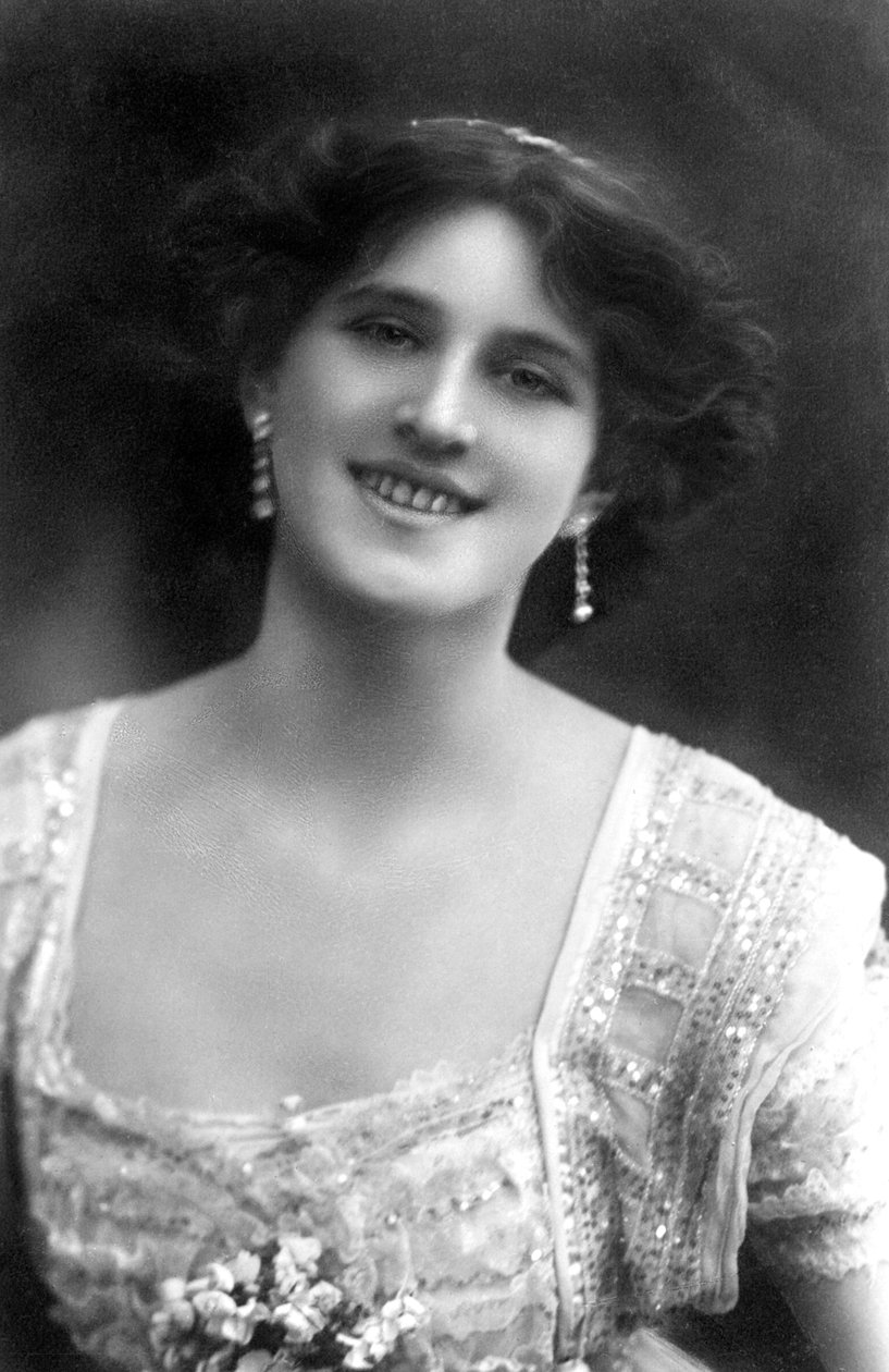 Zena Dare 1887-1975, angielska aktorka, 1908. autorstwa Foulsham and Banfield
