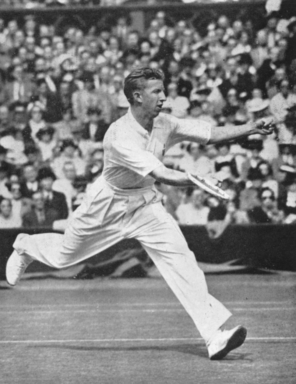 Donald Budge, 1937 autorstwa Fox Photos